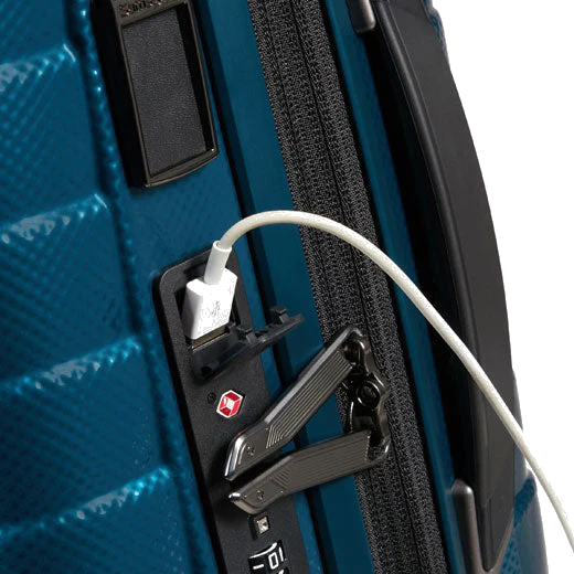 Samsonite Proxis Spinner Expandable Carry On, Petrol Blue 55 cm - Image 5