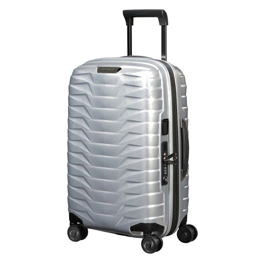 Samsonite Proxis Spinner Expandable Carry On, Silver 55 cm - Image 2