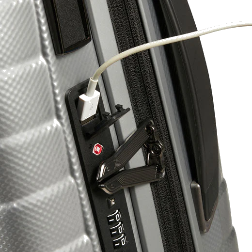 Samsonite Proxis Spinner Expandable Carry On, Silver 55 cm - Image 7