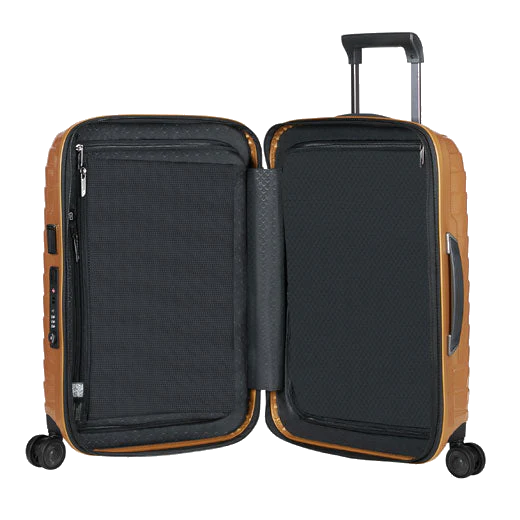 Samsonite Proxis Spinner Expandable Honey Gold Carry On Case, 55 cm - Image 5