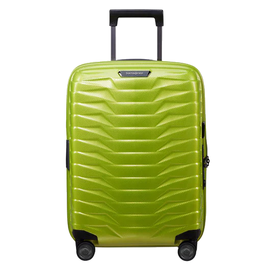Samsonite Proxis Spinner Expandable Lime Carry On Case, 55 cm