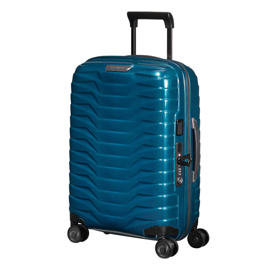 Samsonite Proxis Spinner Expandable Petrol Blue Carry On Case, 55 cm - Image 4