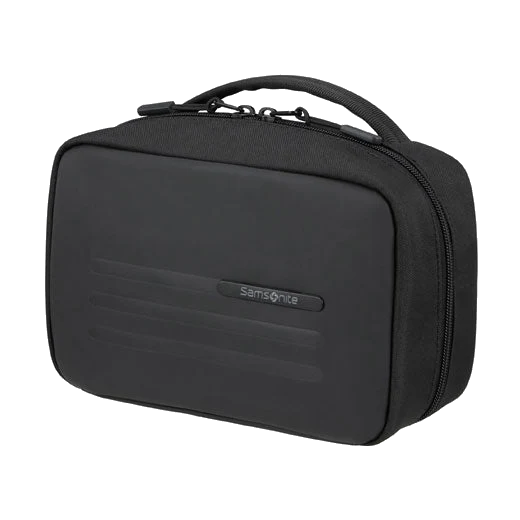 Samsonite Stackd Toilet Kit Weekender Wash Bag, Black - Image 3