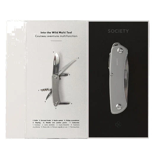 Society Paris Stainless Steel Into the Wild Multi-Tool - Image 3