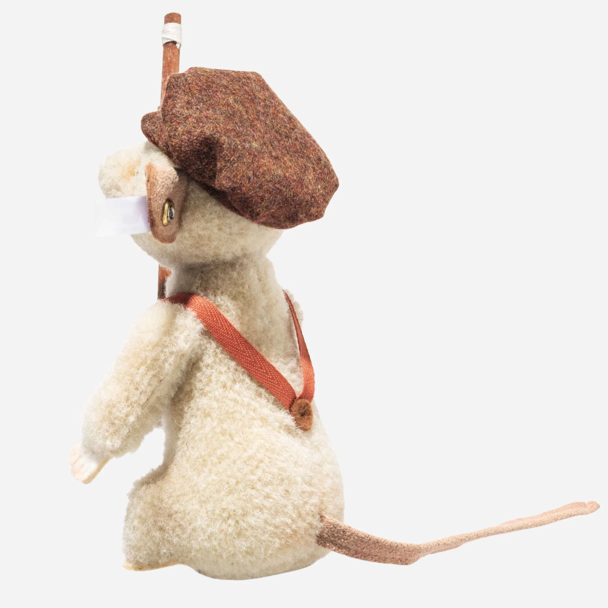 Steiff 12 cm Limited Edition Beige Huckleberry Finn Mouse - Image 2