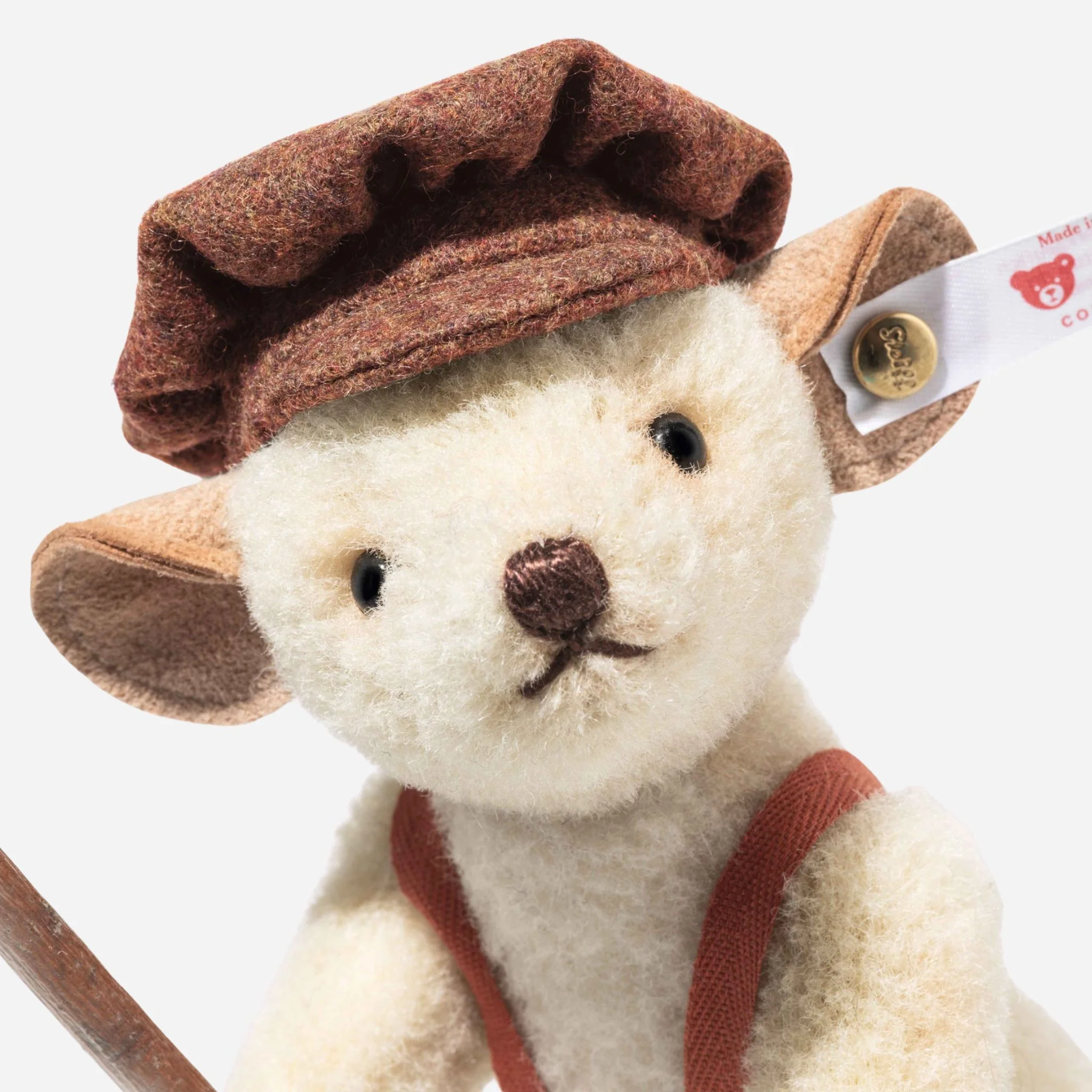 Steiff 12 cm Limited Edition Beige Huckleberry Finn Mouse - Image 3