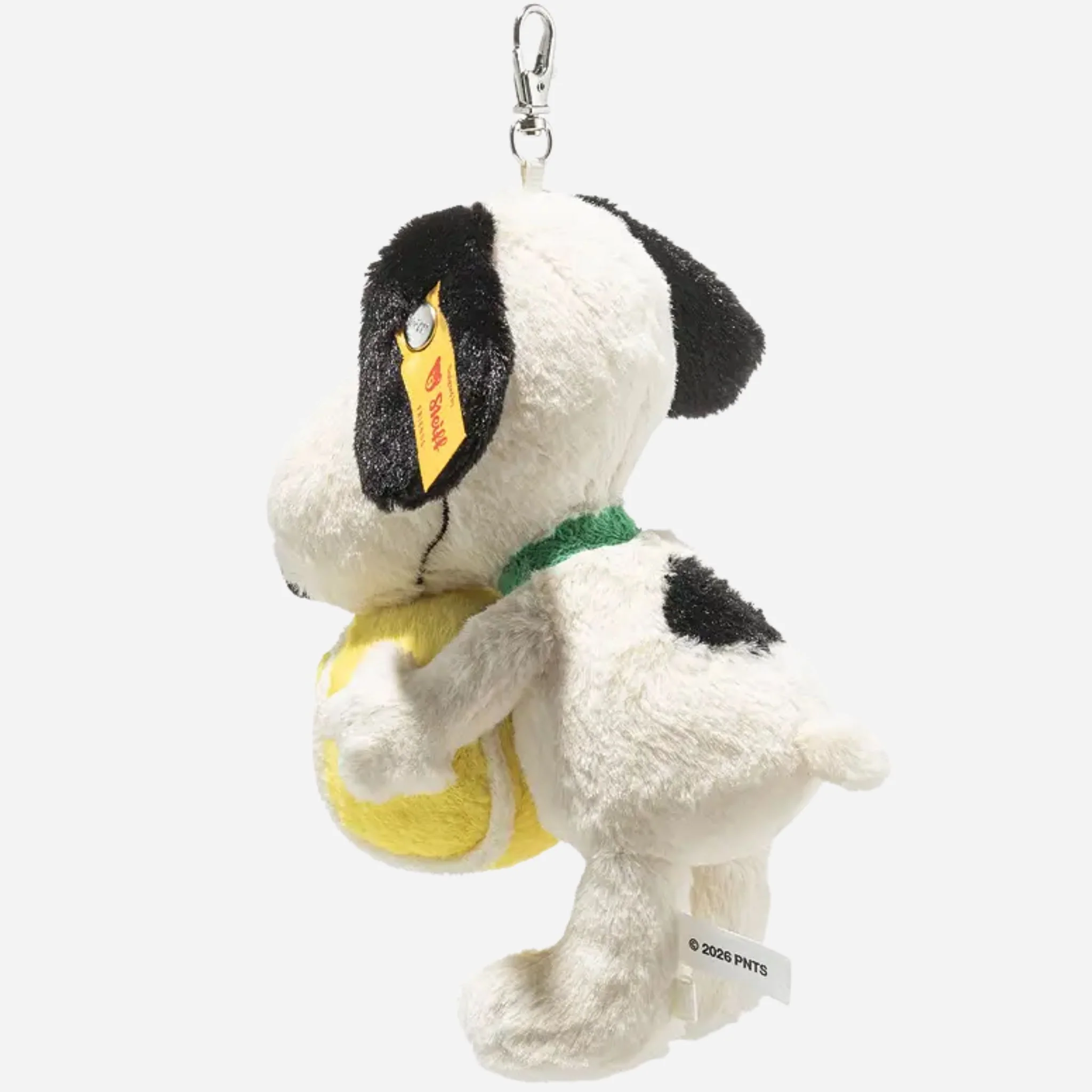 Steiff 15 cm Tennis Snoopy Pendant with Plush Tennis Ball - Image 2