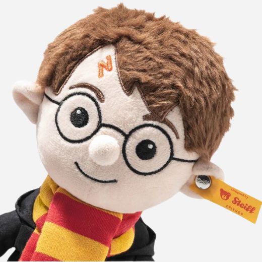 Steiff 28 cm Harry Potter with Gryffindor Scarf and Hogwarts Outfit - Image 3