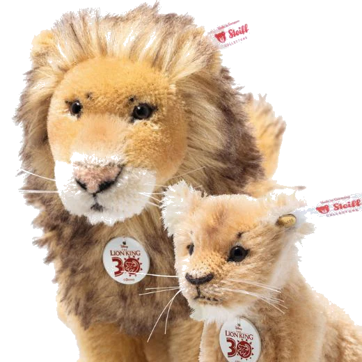Steiff Disney Lion King Mufasa and Simba, 30th Anniversary - Image 3