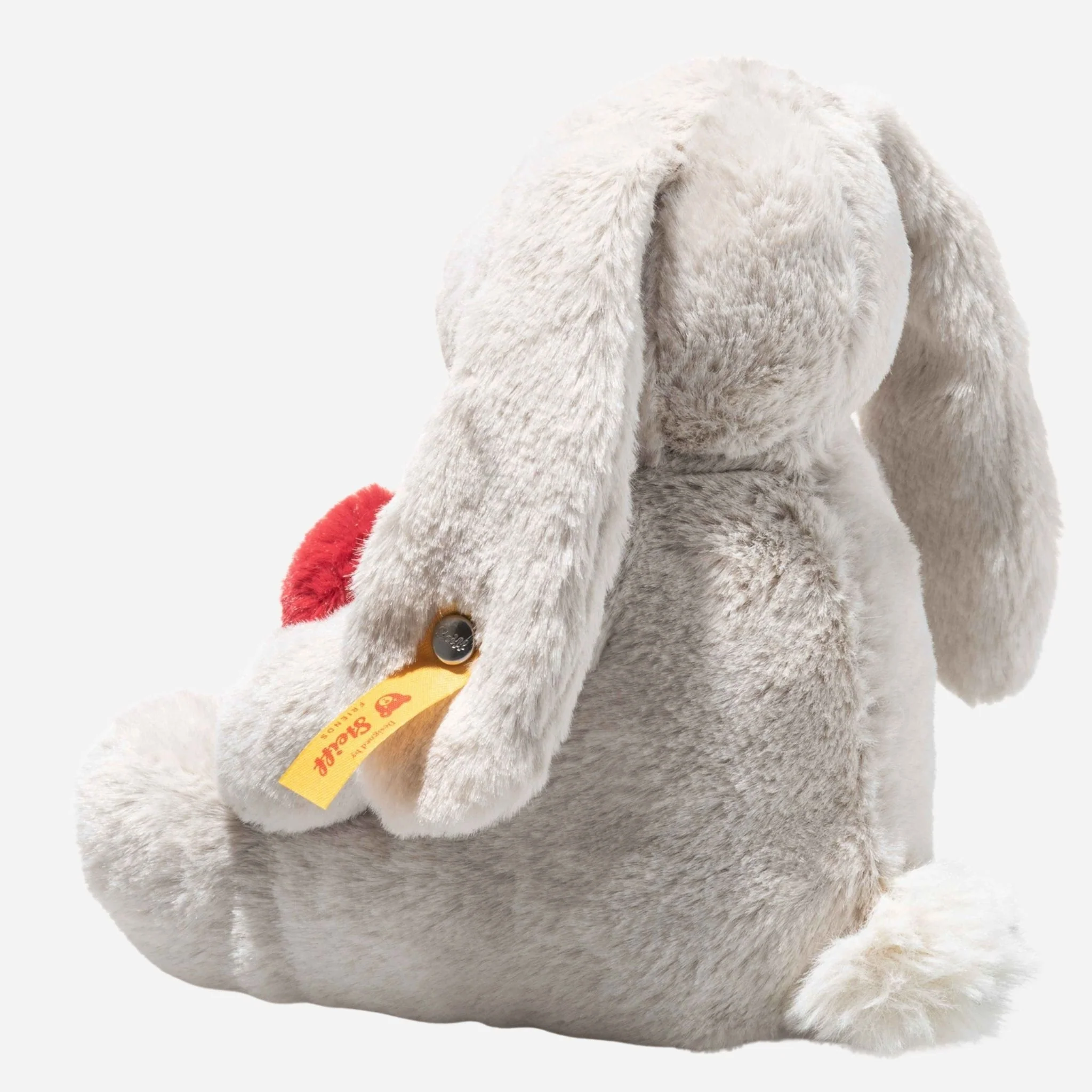 Steiff Hoppie Love Grey Rabbit 16 cm - Image 2