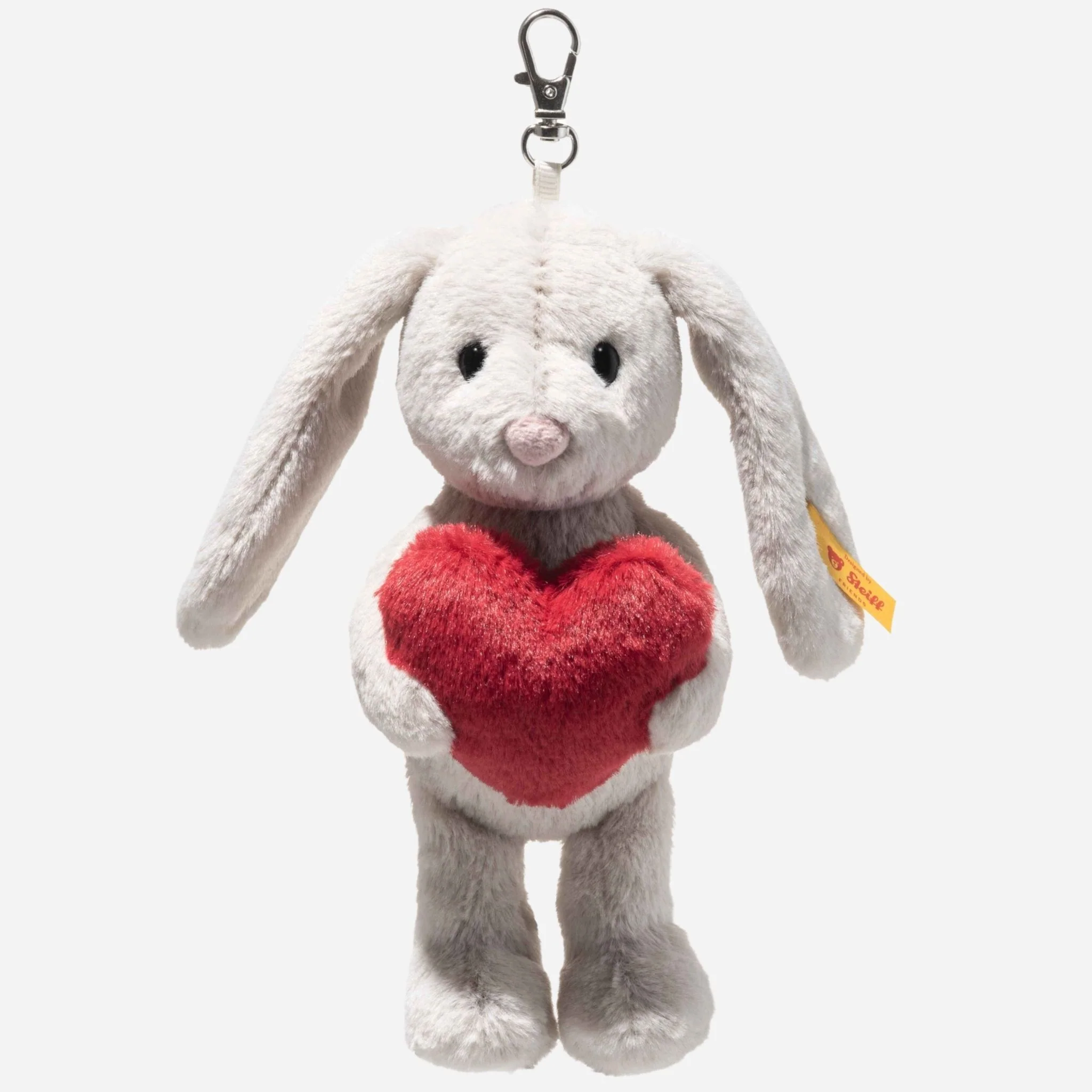 Steiff Hoppie Love Grey Rabbit Pendant 15 cm