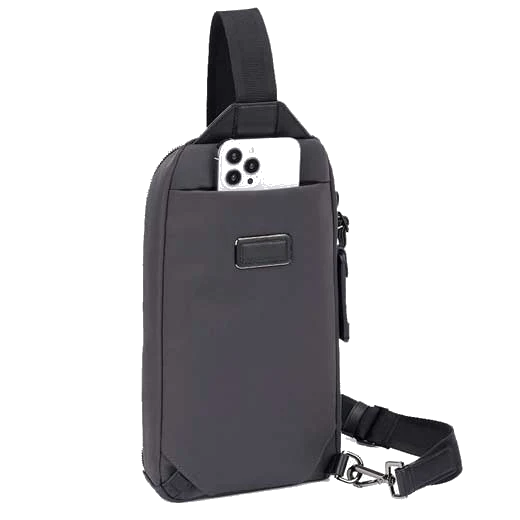 TUMI Black/Iron Harrison Gregory Sling Bag - Image 5
