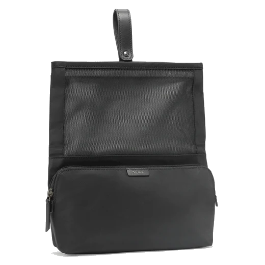 TUMI Blake Cosmetic Bag in Black and Gunmetal - Image 3