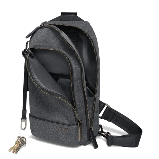 TUMI Harrison Gregory Dark Charcoal Sling Bag - Image 3