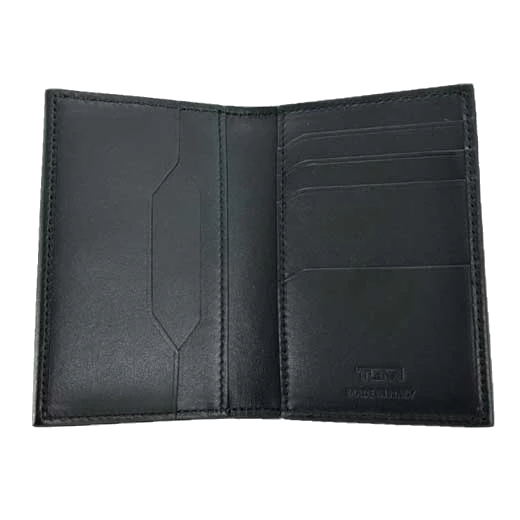 TUMI Turin Black Leather Compact Card Case - Image 2