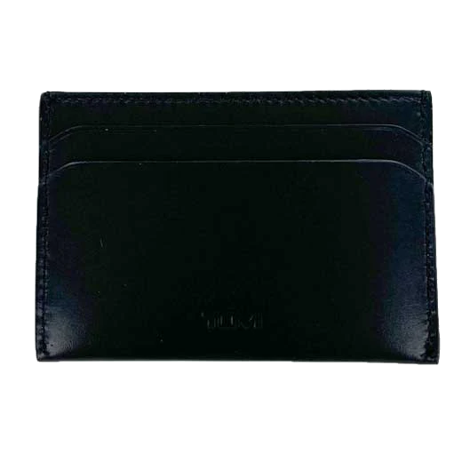 TUMI Turin Slim Card Case in Black Leather - Image 2