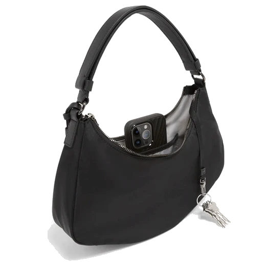 TUMI Voyageur Black/Gunmetal Camilla Shoulder Bag - Image 2