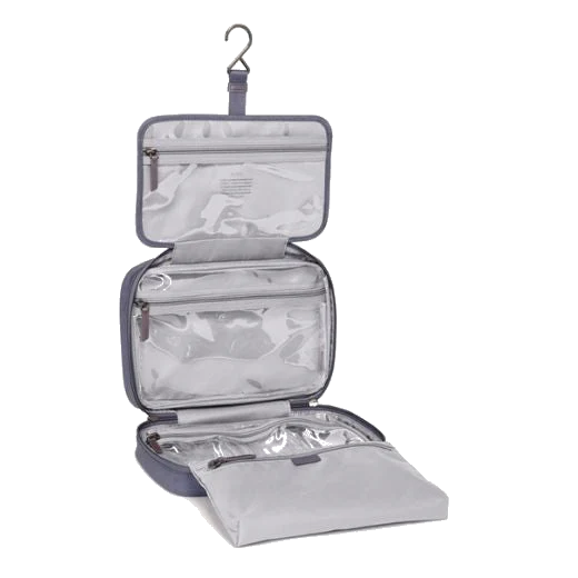 TUMI Voyageur Blue Shimmer Madeline Cosmetic Case - Image 2