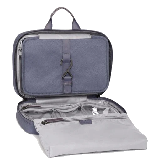 TUMI Voyageur Blue Shimmer Madeline Cosmetic Case - Image 3