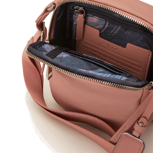 TUMI Voyageur Dusty Pink Persia Cross Body Bag - Image 3
