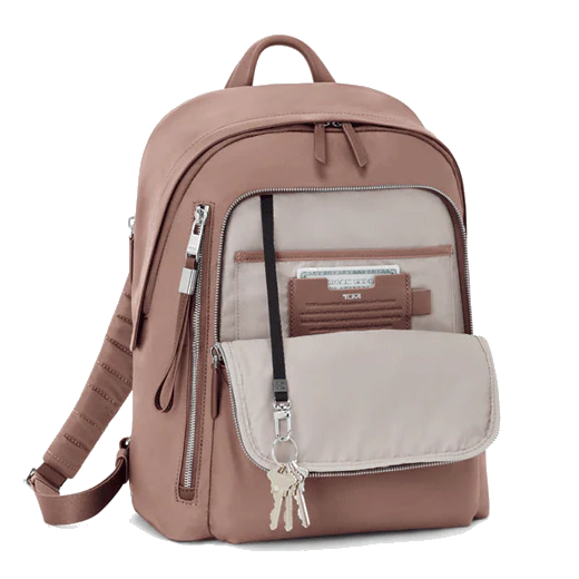 TUMI Voyageur Halsey Backpack in Light Mauve - Image 4