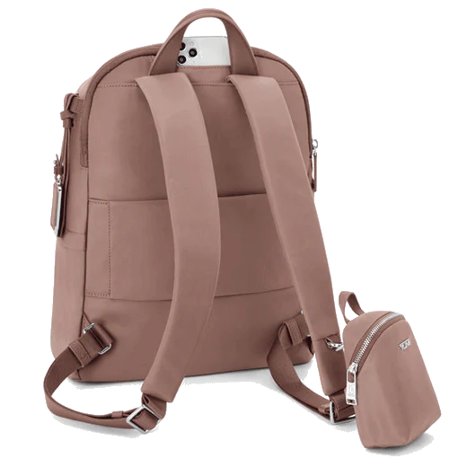 TUMI Voyageur Halsey Backpack in Light Mauve - Image 5