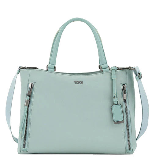 TUMI Voyageur Mist Green Valetta Medium Tote Bag