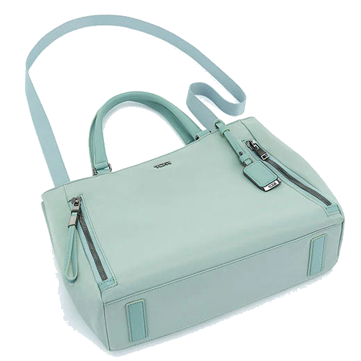 TUMI Voyageur Mist Green Valetta Medium Tote Bag - Image 4