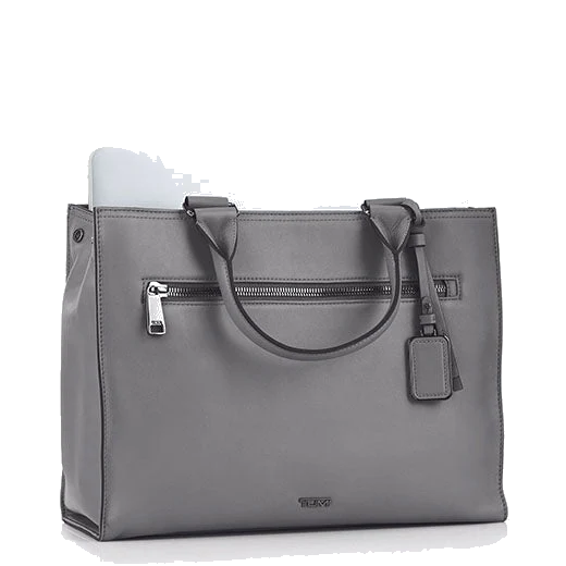TUMI Voyageur Pearl Grey Lynn Tote Bag - Image 3