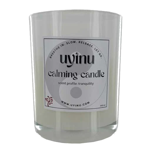 Uyinu Tranquillity Calming Candle with Paraffin Wax