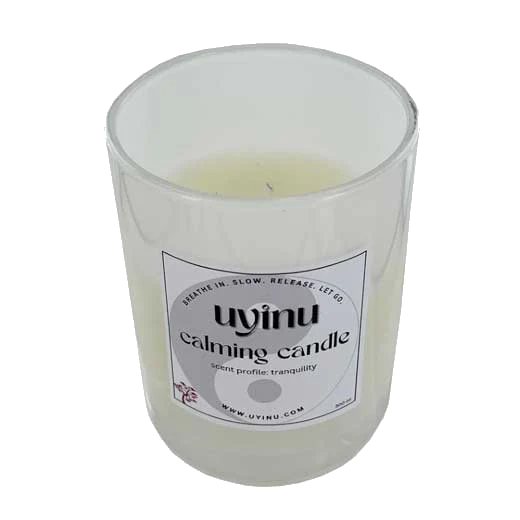 Uyinu Tranquillity Calming Candle with Paraffin Wax - Image 2