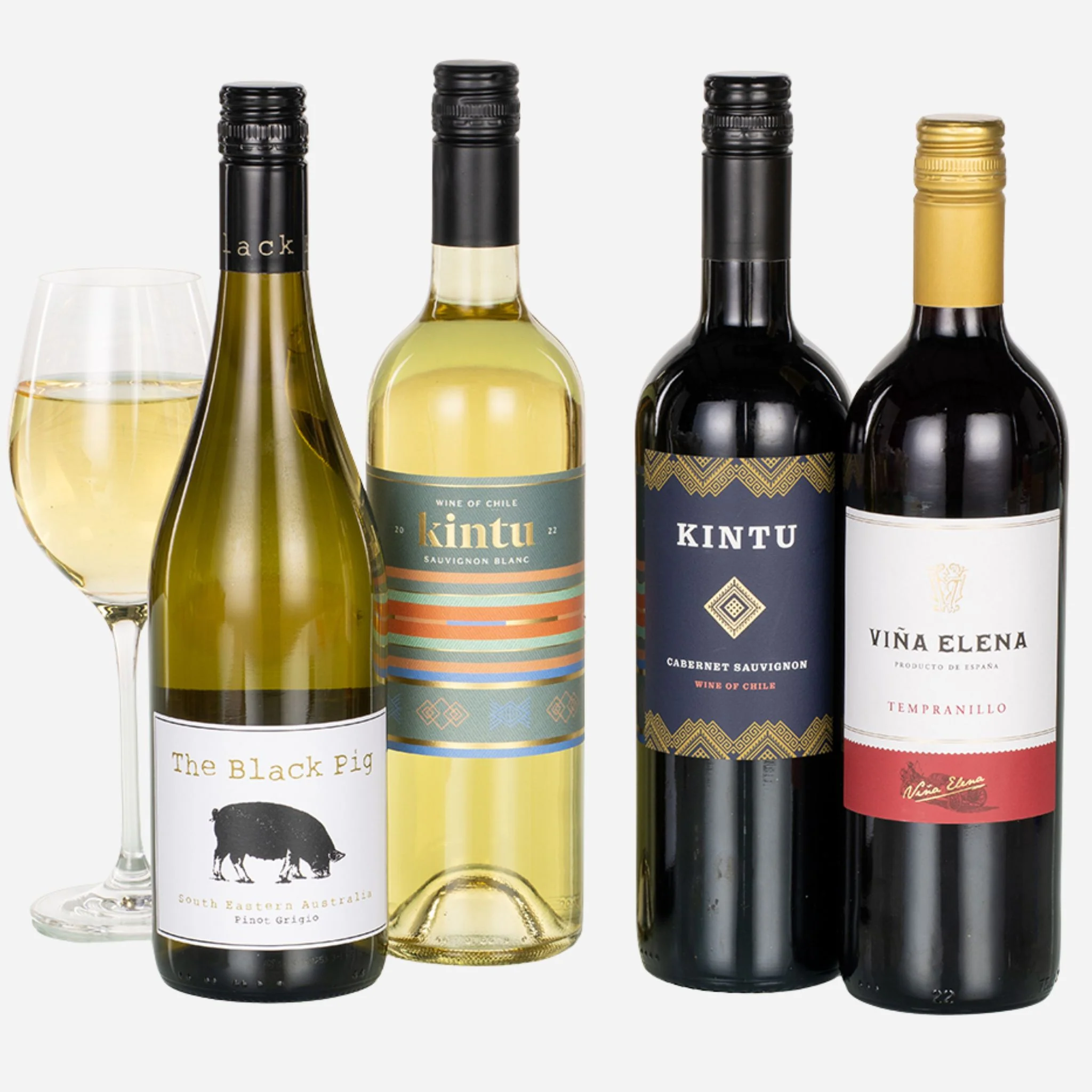 Wheelers Luxury Hampers Four Wines in a Box