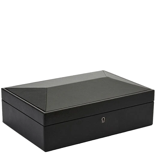 WOLF Black British Racing 10 Piece Watch Box - Image 3