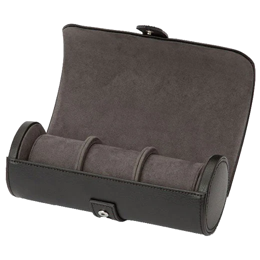 WOLF Black/Grey Blake Triple Watch Roll with Capsule - Image 3
