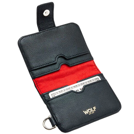 WOLF Black Mimi Card Holder with Wristlet - Image 3