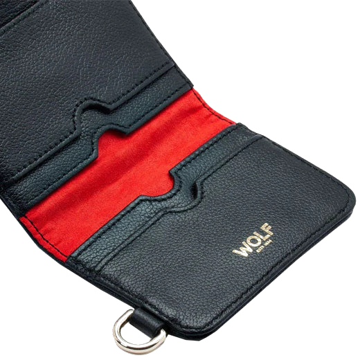 WOLF Black Mimi Card Holder with Wristlet - Image 4