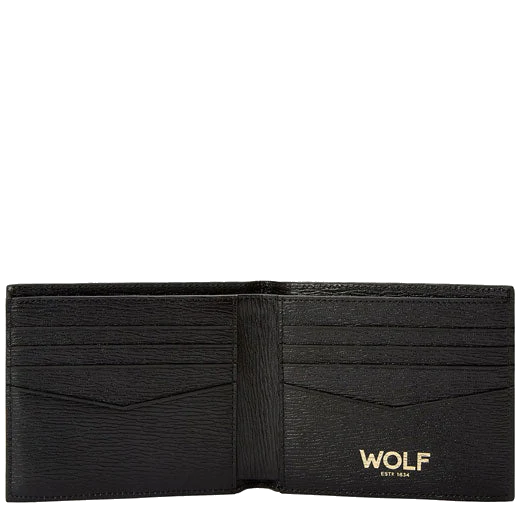 WOLF Black 'W' 8CC Billfold Wallet - Image 3