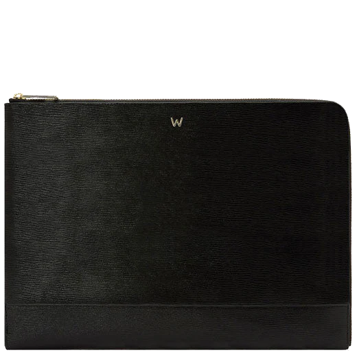 WOLF Black 'W' Laptop Sleeve
