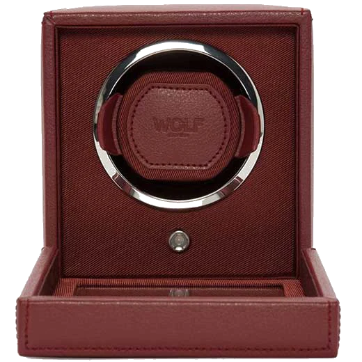 WOLF Bordeaux Cub Watch Winder with Cover - Image 2