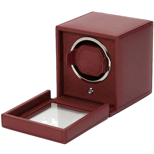 WOLF Bordeaux Cub Watch Winder with Cover - Image 3