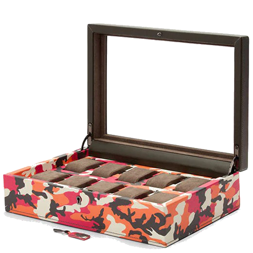 WOLF Elements Fire 10 Piece Watch Box