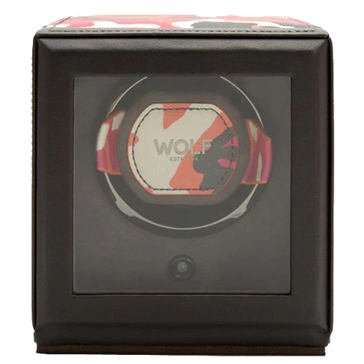 WOLF Elements Fire Cub Watch Winder with Cover