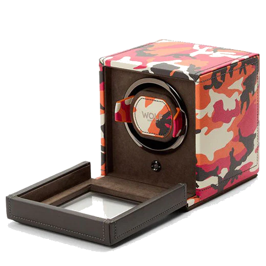 WOLF Elements Fire Cub Watch Winder with Cover - Image 4