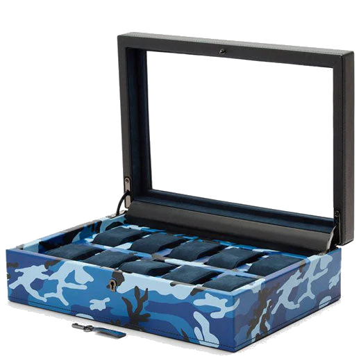 WOLF Elements Water 10 Piece Watch Box