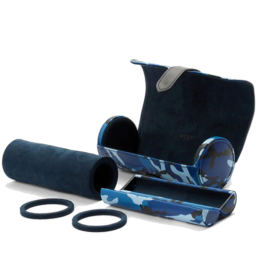 WOLF Elements Water Triple Watch Roll with Capsule - Image 5