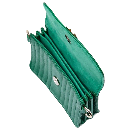 WOLF Forest Green Mimi Mini Bag with Wristlet - Image 5