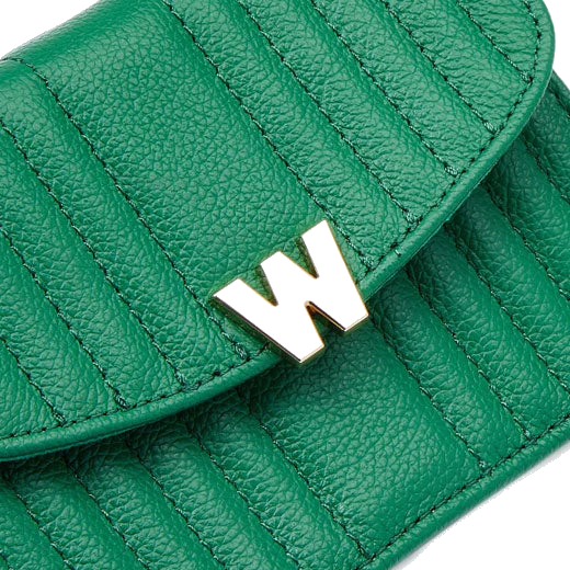 WOLF Forest Green Mimi Mini Bag with Wristlet - Image 6