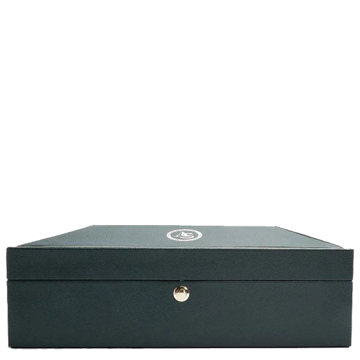 WOLF Green Analog/Shift Vintage 8 Piece Watch Box - Image 2
