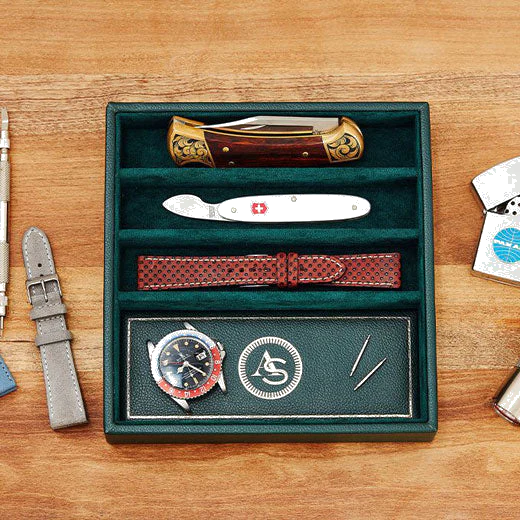 WOLF Green Analog/Shift Vintage Watch Strap Tray - Image 7