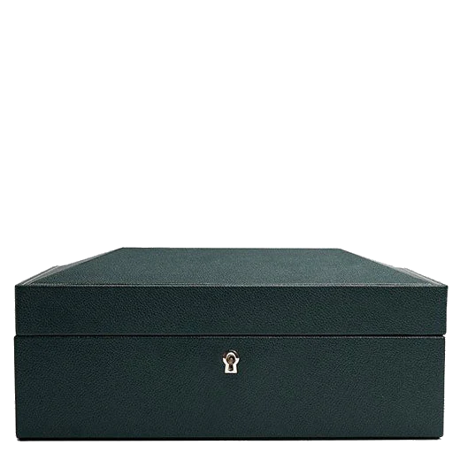 WOLF Green British Racing 8 Piece Watch Box - Image 2